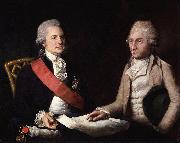Lemuel Francis Abbott George Macartney, 1st Earl Macartney; Sir George Leonard Staunton, 1st Bt painting